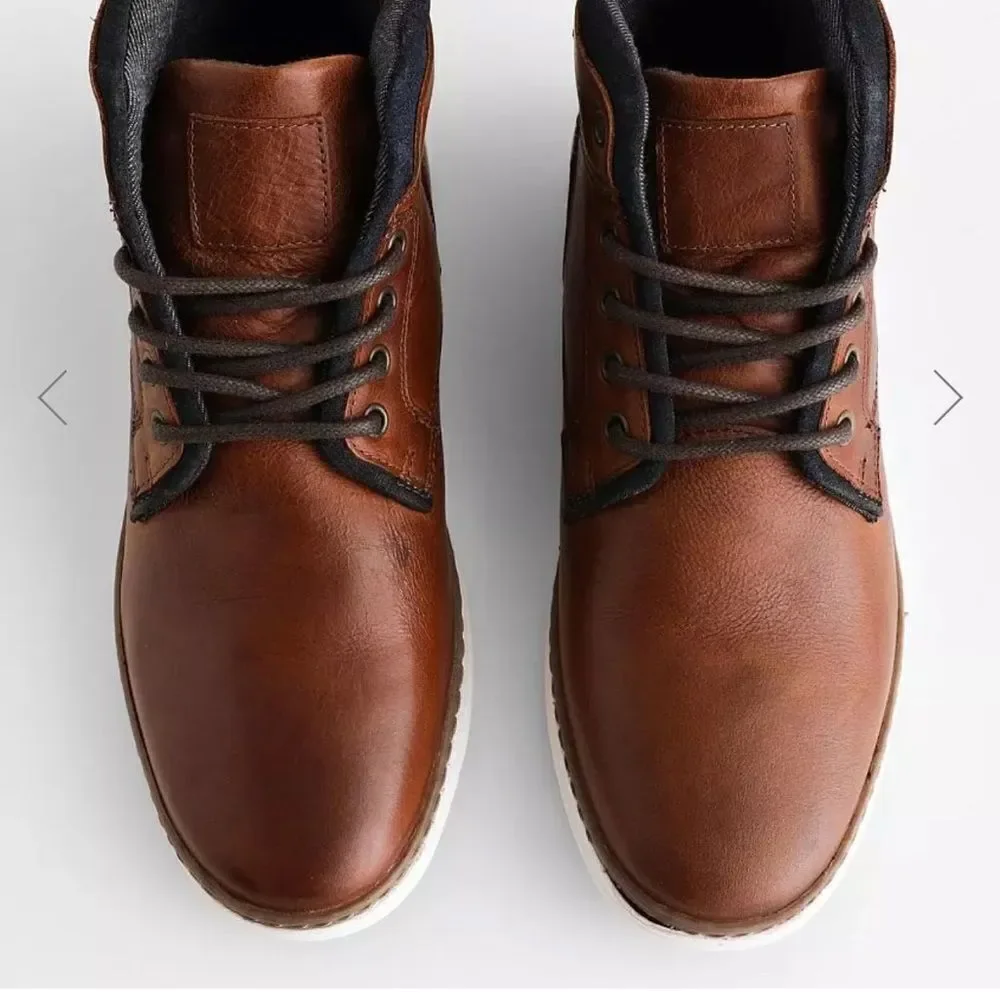 Crevo Finnegan Leather Boot BLACK 10.5 STITCH‎ FIX NWT IN PACKAGE